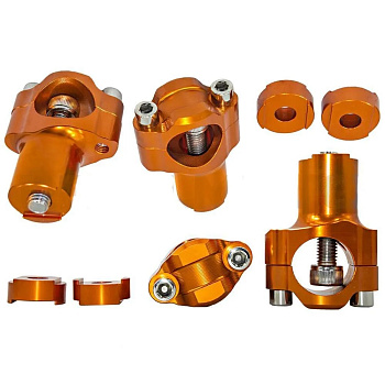 Стойки руля IGP CNC K8 KTM сплав 7075 Оранжевые