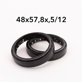 Сальники переднего амортизатора (вилки) 48x57.8x9.5/12 комплект 2шт.